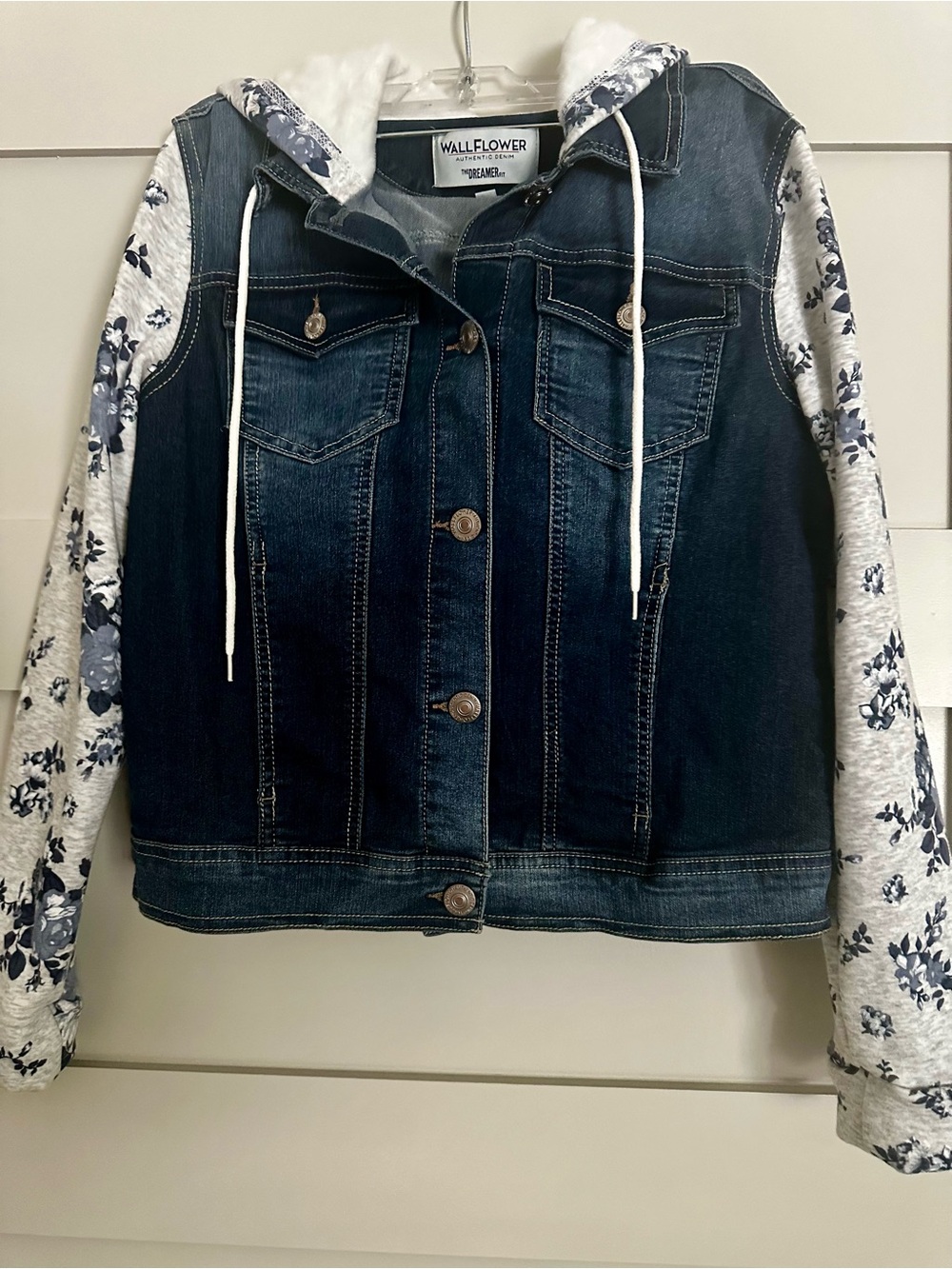 Wallflower Denim Fleece Jacket